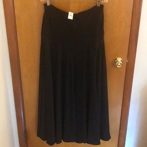NWT Ann Taylor black maxi skirt - Size 10